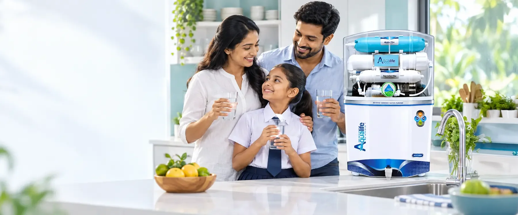aqualife ro water filter family hero